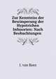 Zur Kenntniss der Bewimperung der Hypotrichen Infusorien: Nach Beobachtungen ., J. van Rees 