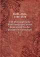 Der philosophische Kriticismus und seine Bedeutung fr die positive Wissenschaft. 1-2, Riehl, Alois, 1844-1924 