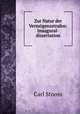 Zur Natur der Vermogensstrafen: Inaugural-dissertation, Carl Stooss 