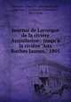Journal de Larocque de la rivire Assiniboine : jusqu` la rivire "Aux Roches Jaunes," 1805, 