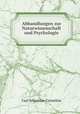 Abhandlungen zur Naturwissenschaft und Psychologie, Carl Sebastian Cornelius 