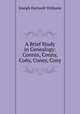 A Brief Study in Genealogy: Connin, Conny, Cony, Coney, Cony, Joseph Hartwell Williams 