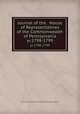 Journal of the . House of Representatives of the Commonwealth of Pennsylvania. yr.1798-1799, Pennsylvania. General assembly. House of representatives 