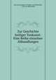 Zur Geschichte heiliger Tonkunst: Eine Reihe einzelner Abhandlungen, Carl Georg August Vivigens von Winterfeld , Carl von Winterfeld 