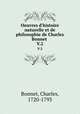 Oeuvres d`histoire naturelle et de philosophie de Charles Bonnet . V.2, Bonnet, Charles, 1720-1793 