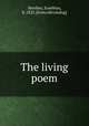 The living poem, Hershey, Eusebius, b. 1823. [from old catalog] 