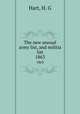 The new annual army list, and militia list. 1863, Hart, H. G 