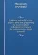Literary extracts to aid pupils who are preparing for examination in English literature for admission to High schools, Macallum, Archibald 