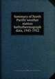 Summary of North Pacific weather station bathythermograph data, 1943-1952, Leipper, Dale F,Texas A & M University. Dept. of Oceanography,Texas A. and M. Research Foundation 