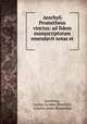 Aeschyli Prometheus vinctus: ad fidem manuscriptorum emendavit notas et ., Aeschylus, Carolus Jacobus Blomfield , Charles James Bloomfield 