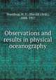 Observations and results in physical oceanography, Sverdrup, H. U. (Harald Ulrik), 1888-1957 