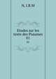Etudes sur les texte des Psaumes. 01, I.B. M N 