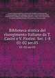 Biblioteca storica del risorgimento Italiano da T. Casini e V. Fiorini: Ser. 1-8. 01-02 ser.03, Tommaso Casini 