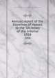 Annual report of the Governor of Hawaii to the Secretary of the Interior. 1958, Hawaii. Governor,United States. Dept. of the Interior 