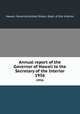 Annual report of the Governor of Hawaii to the Secretary of the Interior. 1956, Hawaii. Governor,United States. Dept. of the Interior 
