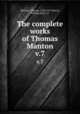 The complete works of Thomas Manton. v.7, Manton, Thomas, 1620-1677,Harris, William,Ryle, J.C 