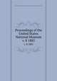 Proceedings of the United States National Museum. v. 8 1885, United States National Museum,Smithsonian Institution,United States. Dept. of the Interior 
