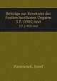 Beitrge zur Kenntniss der Fosilen bacillarien Ungarns. 3.T. (1905) text, Pantocsek, Josef 
