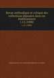 Revue mthodique et critique des collections dposes dans cet tablissement. t.12 (1888), Rijksmuseum van Natuurlijke Historie te Leiden 