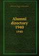 Alumni directory. 1940, Indiana State Teachers College (Indiana, Pa.) 