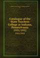 Catalogue of the State Teachers College at Indiana, Pennsylvania. 1951/1952, Indiana State Teachers College (Indiana, Pa.) 