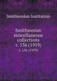 Smithsonian miscellaneous collections. v. 136 (1959), Smithsonian Institution 