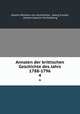 Annalen der brittischen Geschichte des Jahrs 1788-1796. 4, Johann Wilhelm von Archenholz, Georg Forster, Johann Joachim Eschenburg 