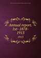 Annual report. 1st- 1878-. 1913, New Jersey. Bureau of industrial statistics. [from old catalog] 