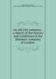 An old city company : a sketch of the history and conditions of the Skinners