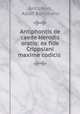 Antiphontis de caede Herodis oratio: ex fide Crippsiani maxime codicis ., Antiphon, Adolf Bohlmann 