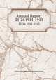 Annual Report. 25-26 1911-1913, South Carolina Agricultural Experiment Station 