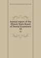 Annual report of the Illinois State Board of Dental Examiners. 33, Illinois. Board of Dental Examiners,Illinois. General Assembly 
