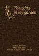 Thoughts in my garden, Collins, Mortimer, 1827-1876,Yates, Edmund Hodgson, 1831-1894. ed 