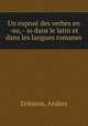 Un expose des verbes en -eo, - io dans le latin et dans les langues romanes, Eriksson, Anders 