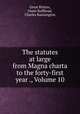 The statutes at large from Magna charta to the forty-first year ., Volume 10, Great Britain, Owen Ruffhead, Charles Runnington 