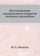 Восстановление лакокрасочного покрытия легкового автомобиля, Ю.А. Шангин 