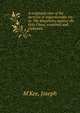A scriptural view of the doctrine of unpardonable sin, or, The blasphemy against the Holy Ghost, examined and explained, M'Kee, Joseph 