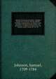 Johnson's dictionary microform : abridged for the use of schools, with the addition of Walker's pronunciation; an abstract of his principles of English pronunciation, with questions; a vocabulary of Greek, Latin, and scripture proper names, &c. &, Johnson Samuel 