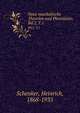Neue musikalische Theorien und Phantasien, Schenker, Heinrich, 1868-1935 