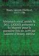 Almanach royal, ann?e M. DCC. LXXXIX pr?sent? a Sa Majest? pour la premi?re fois en 1699 par Laurent d'Houry, ?diteur, Houry, Laurent-Charles d', 1717?-1786 