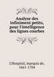 Analyse des infiniment petits, pour l'intelligence des lignes courbes, L'Hospital, marquis de, 1661-1704 