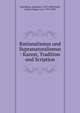 Rationalismus und Supranaturalismus : Kanon, Tradition und Scription, Schulthess, Johannes, 1763-1836,Orelli, Johann Kaspar von, 1787-1849 