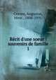 R?cit d'une soeur : souvenirs de famille, Craven Augustus 