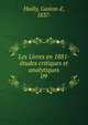 Les Livres en 1881- tudes critiques et analytiques. 09, Hailly, Gaston d', 1837- 