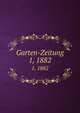 Garten-Zeitung, Verein zur Befrderung des Gartenbaues in den Kniglich Preussischen Staaten,Gesellschaft des Gartenfreunde Berlins,Wittmack, Ludwig, 1839-1929,Perring, W 