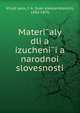 Материалы для изучения народнои? словесности, Khudi?akov, I. A. (Ivan Aleksandrovich), 1842-1876 