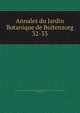 Annales du Jardin Botanique de Buitenzorg, Buitenzorg. 's Lands Plantentuin,Buitenzorg. 's Lands Plantentuin. Annals of the Botanic Gardens, Buitenzorg 