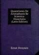 Quaestiones De Aristophanis Re Scaenica: Dissertatio (Latin Edition), Ernst Droysen 