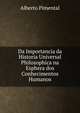 Da Importancia da Historia Universal Philosophica na Esphera dos Conhecimentos Humanos, Alberto Pimental 