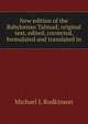 New edition of the Babylonian Talmud; original text, edited, corrected, formulated and translated in, Rodkinson, Michael Levi, 1845-1904 